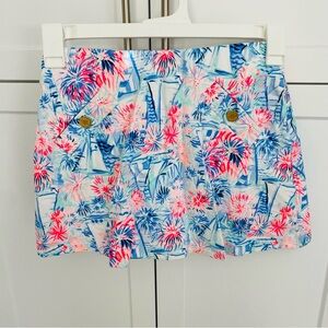 Lilly Pulitzer sea to shining sea skort womens XS patriotic